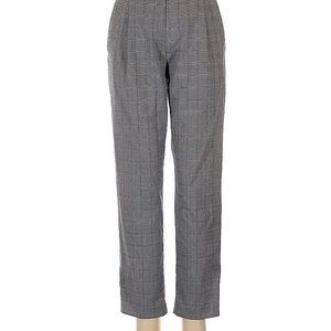 Uniqlo Smart Ankle Pants - Gray glen plaid M suit work trousers